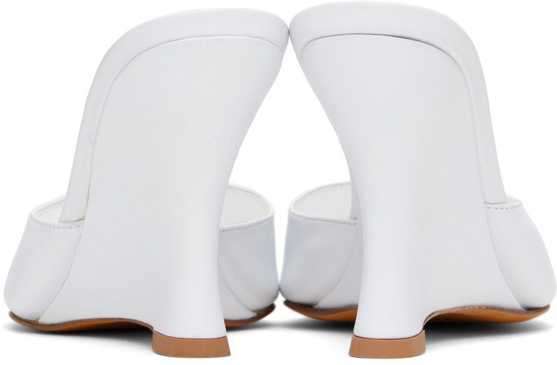 MARYAM NASSIR ZADEH White Lido Wedge Heeled Sandals outlook