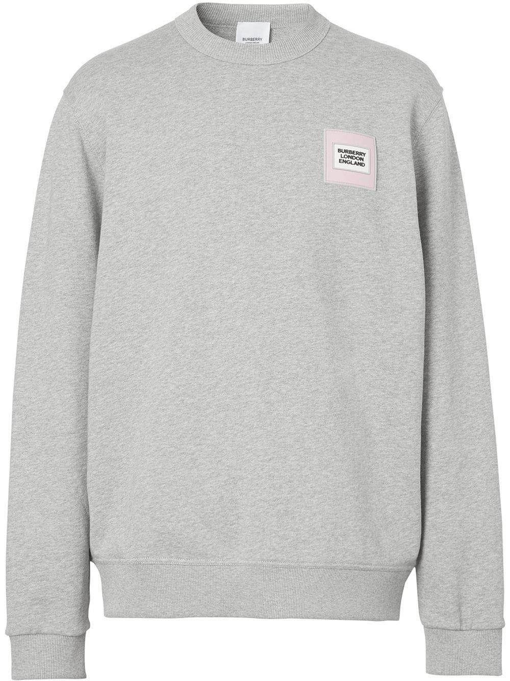 logo appliqué sweatshirt - 1