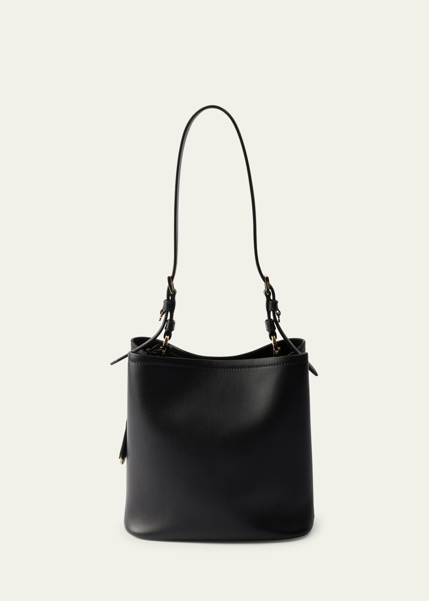 Bucket Leather Shoulder Bag - 2