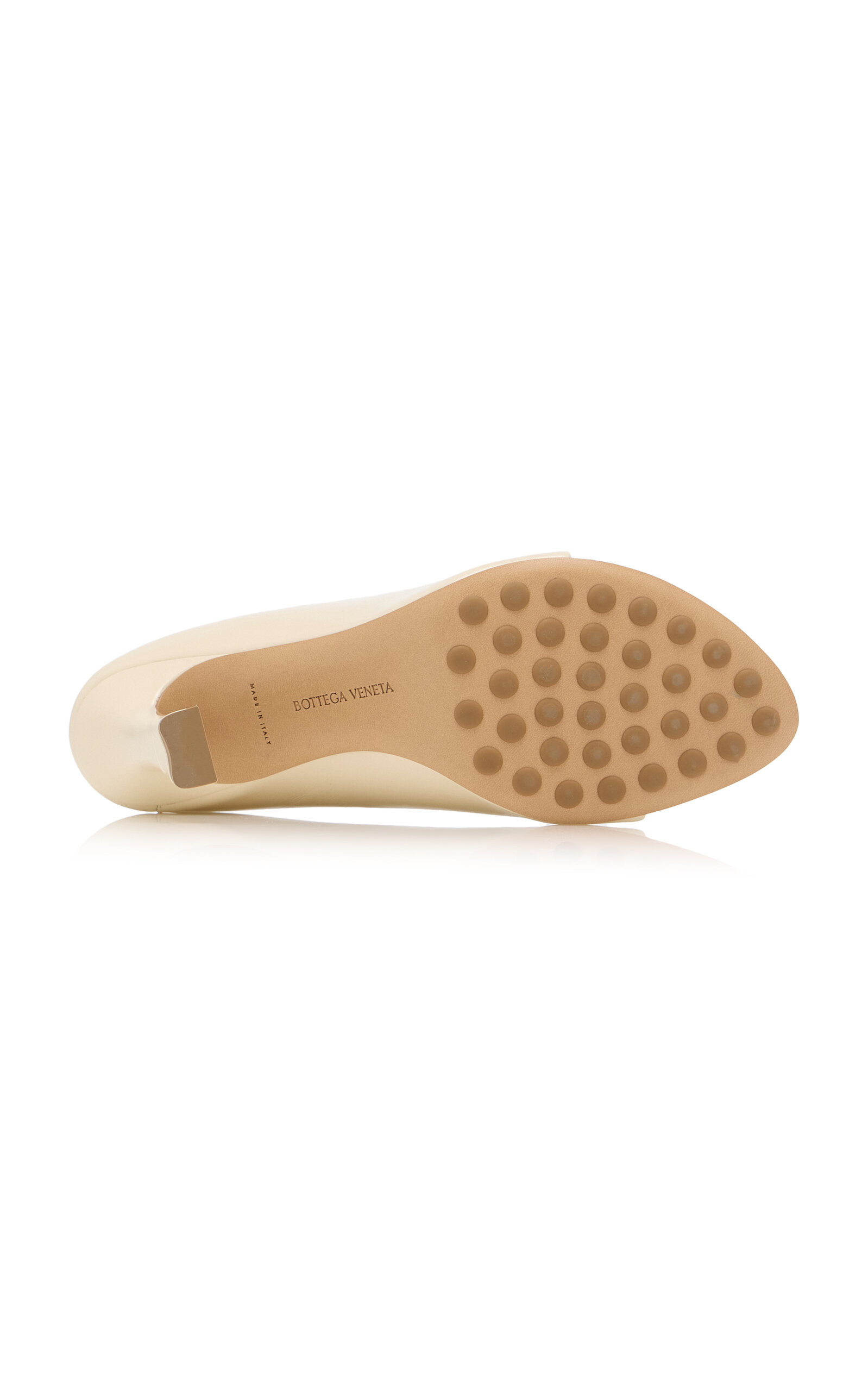Cushion Lux Leather Mule Sandals white - 6