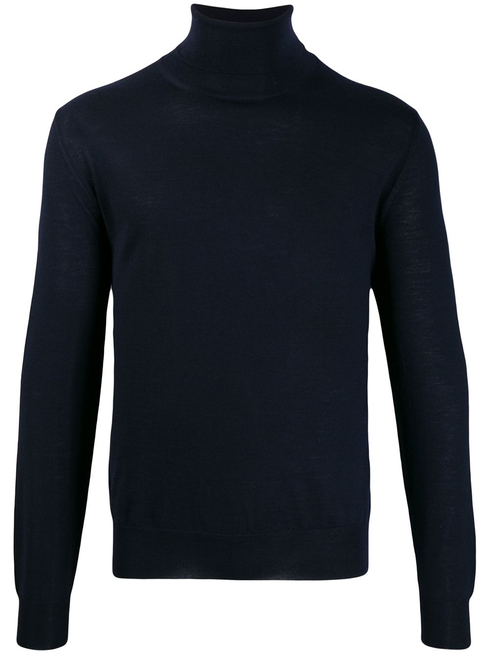 turtle-neck fitted top - 1