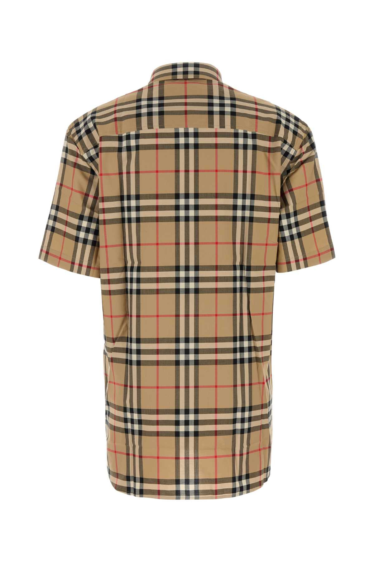 Burberry Men Embroidered Poplin Shirt - 2