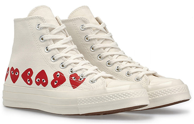Converse x COMME des GARCONS PLAY Chuck 70 Hi Top 'Multi Heart' 162972C - 4