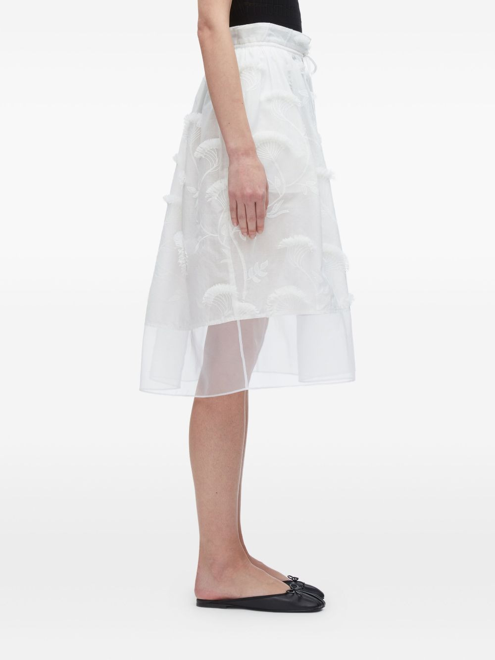 embroidered skirt - 4