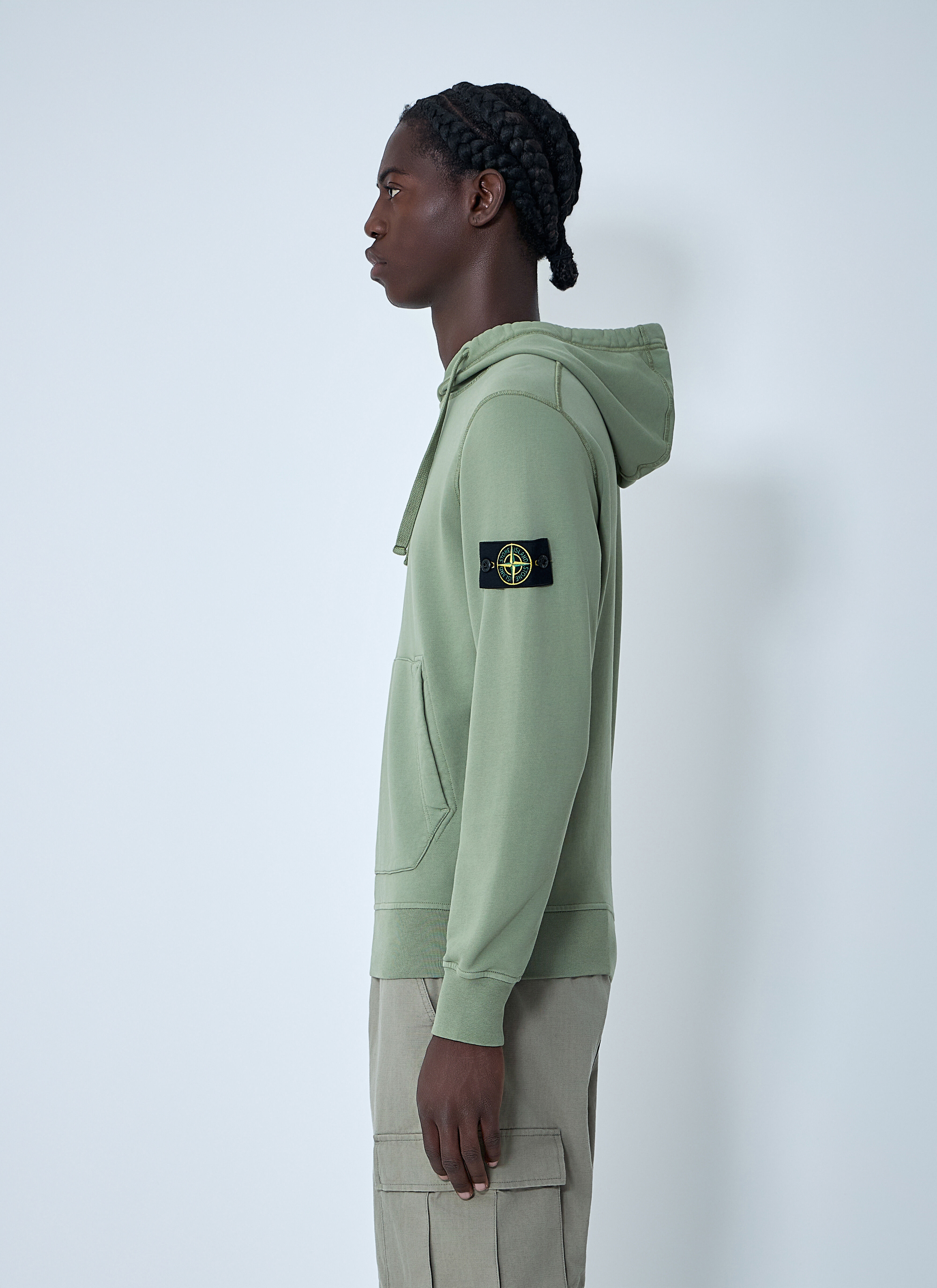 Logo Motif Hooded Sweatshirt - 3