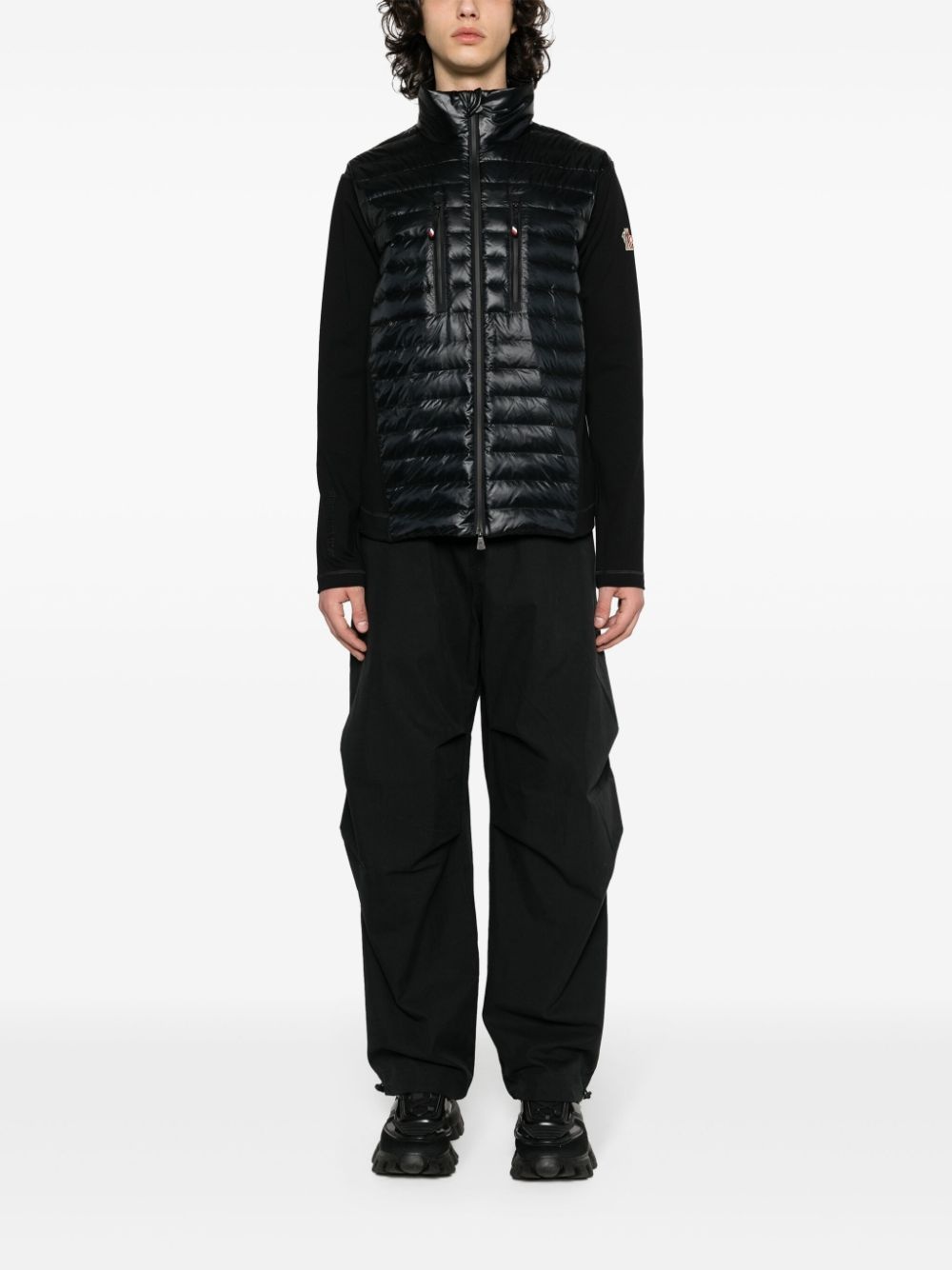 quilted zip-up jacket - 2