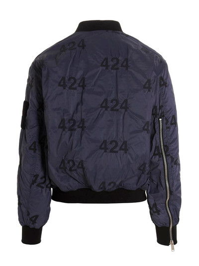 424 Logo reversible bomber jacket outlook