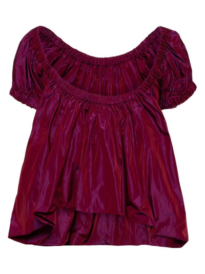 Molly Goddard babydoll taffeta blouse outlook