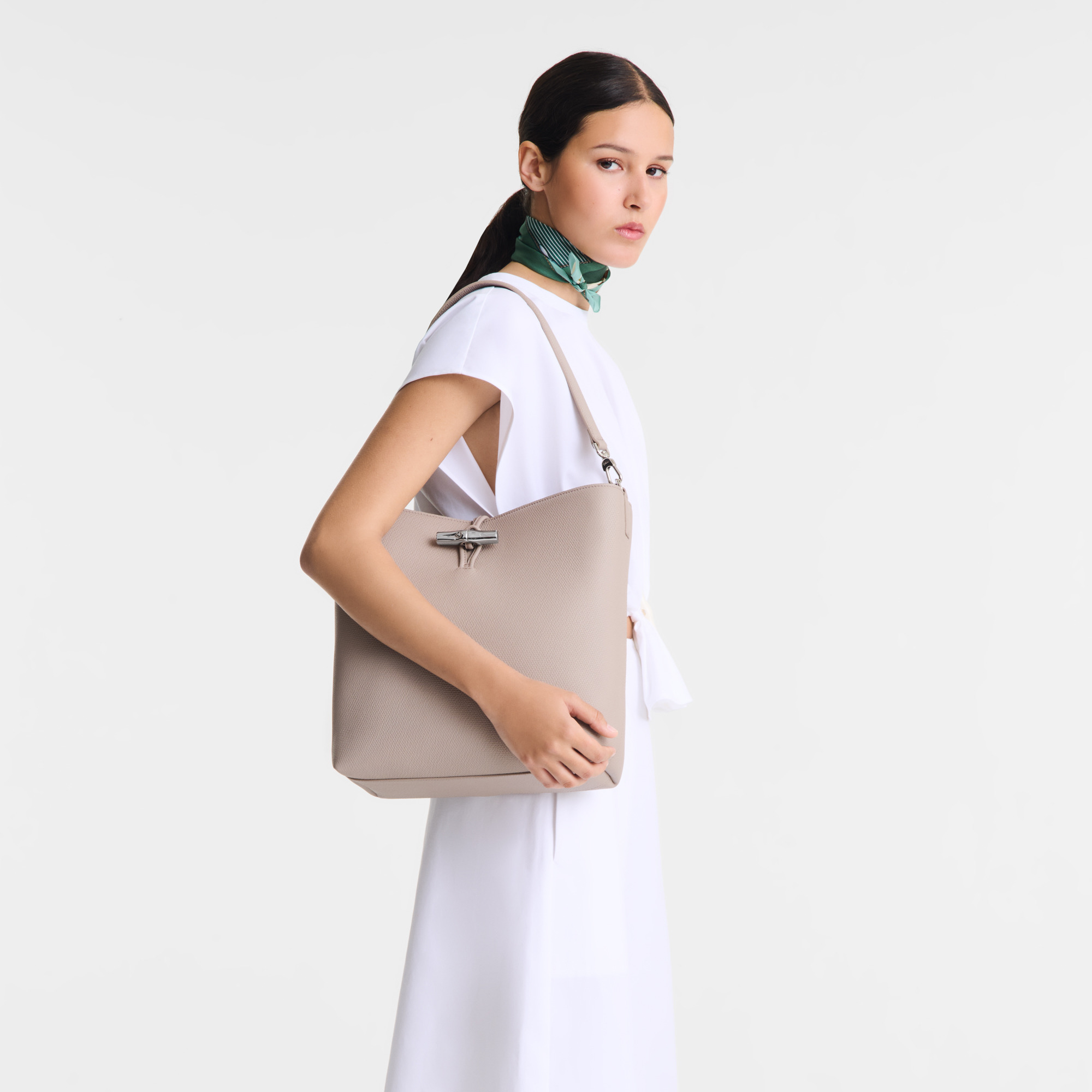 Le Roseau Hobo bag Clay - Leather - 2