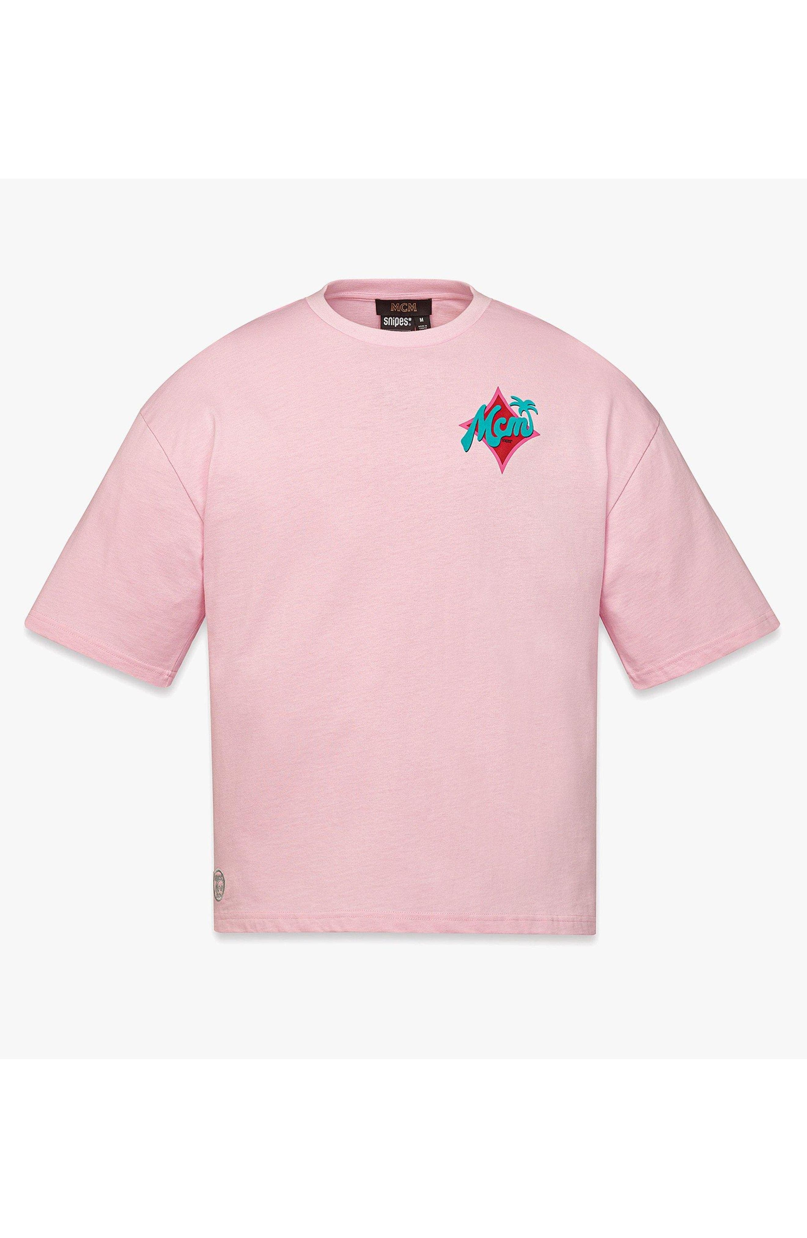 MCM X SNIPES Logo T-Shirt in Pink at Nordstrom - 1
