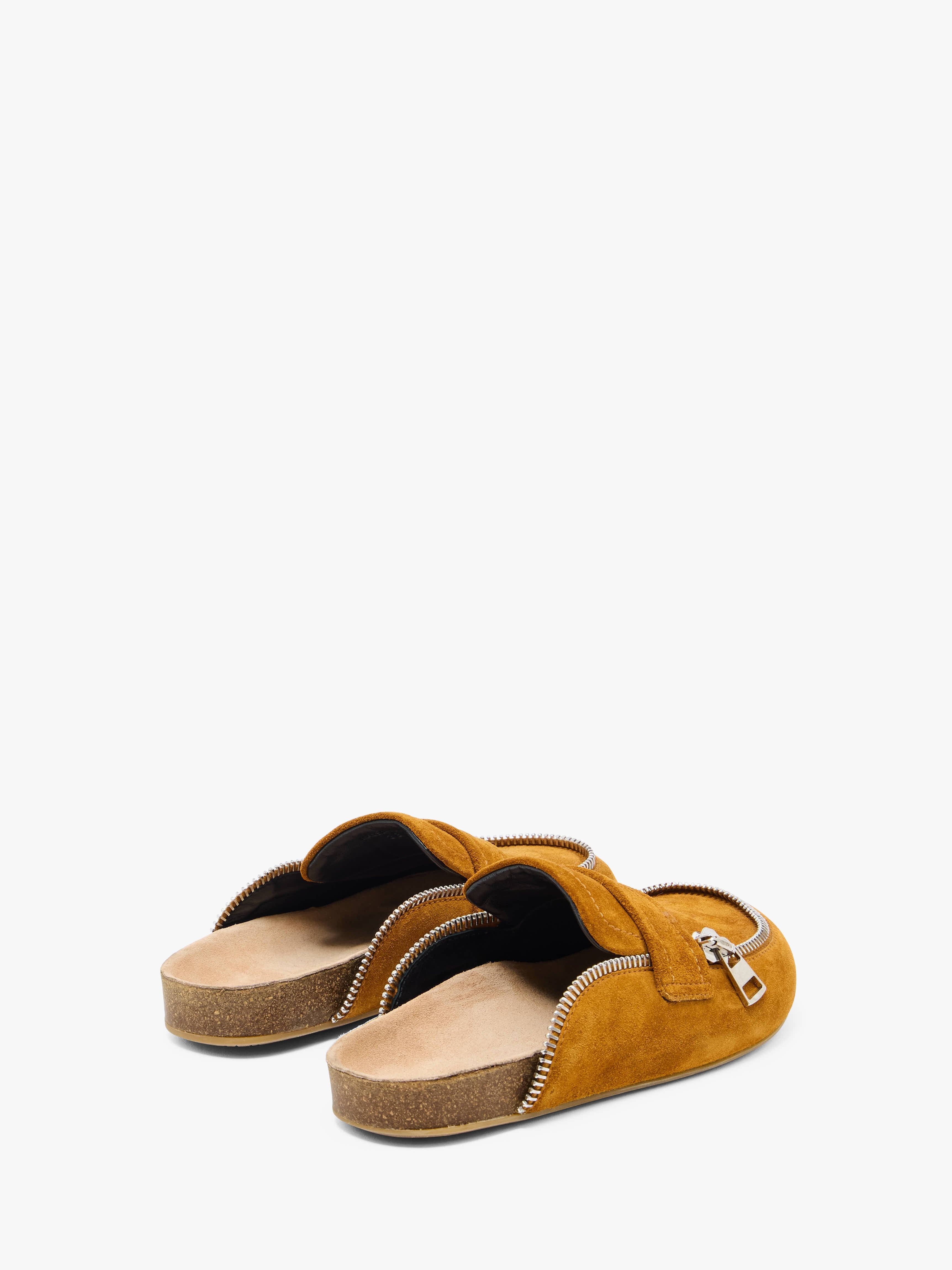 LEATHER BIKER LOAFER MULES - 3