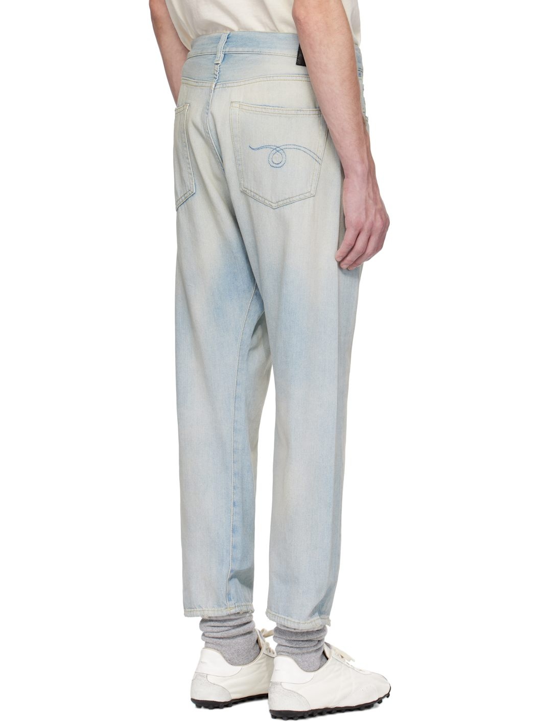 Blue Crossover Jeans - 3