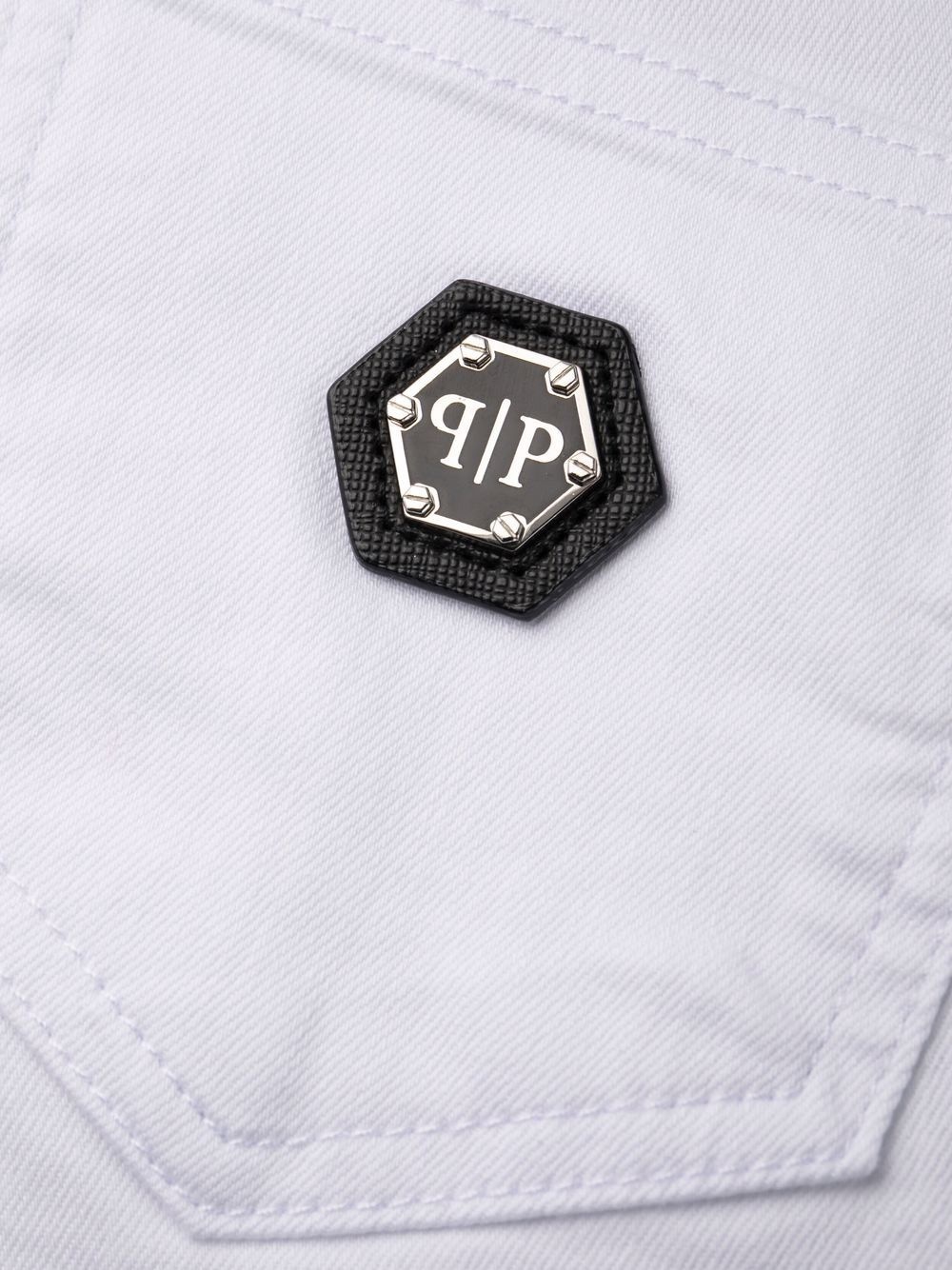 logo-patch detail jeggings - 6