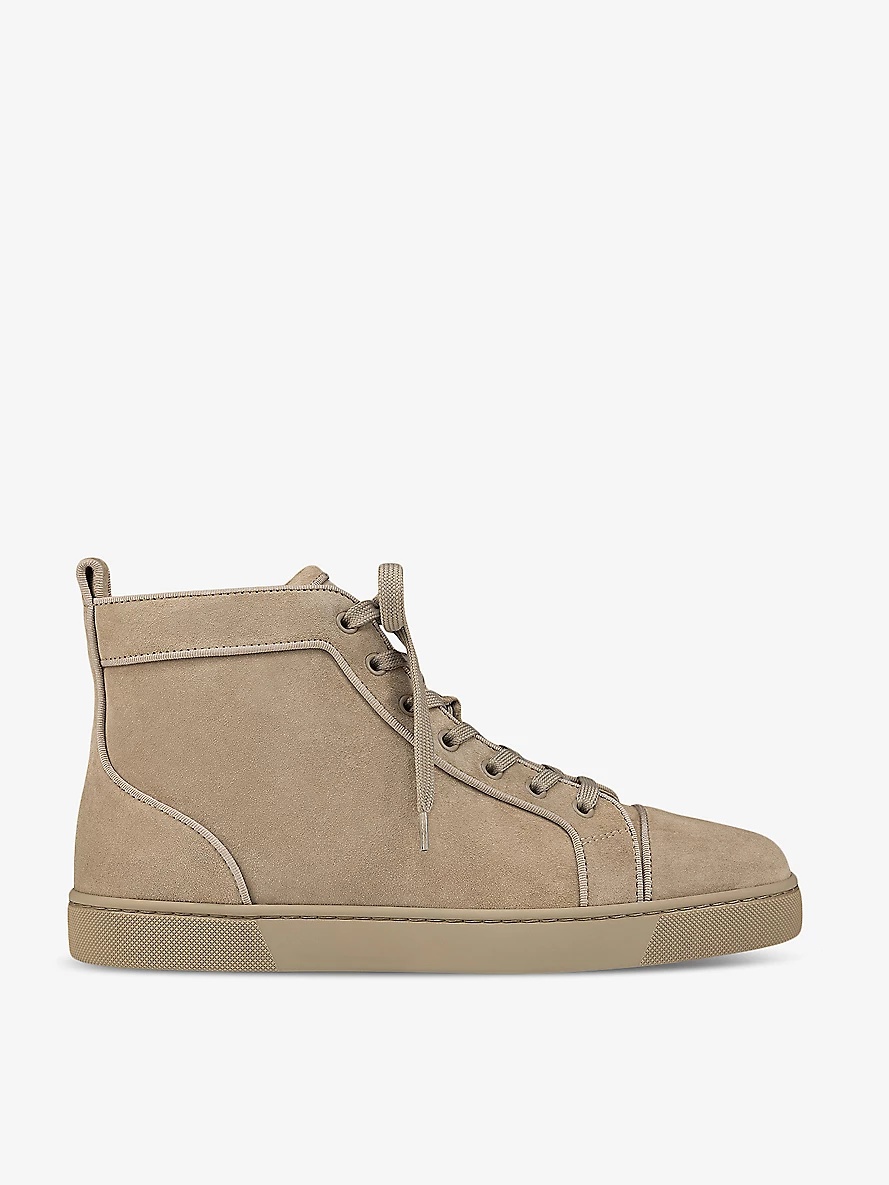 Louis Orlato Flat leather high-top trainers - 1