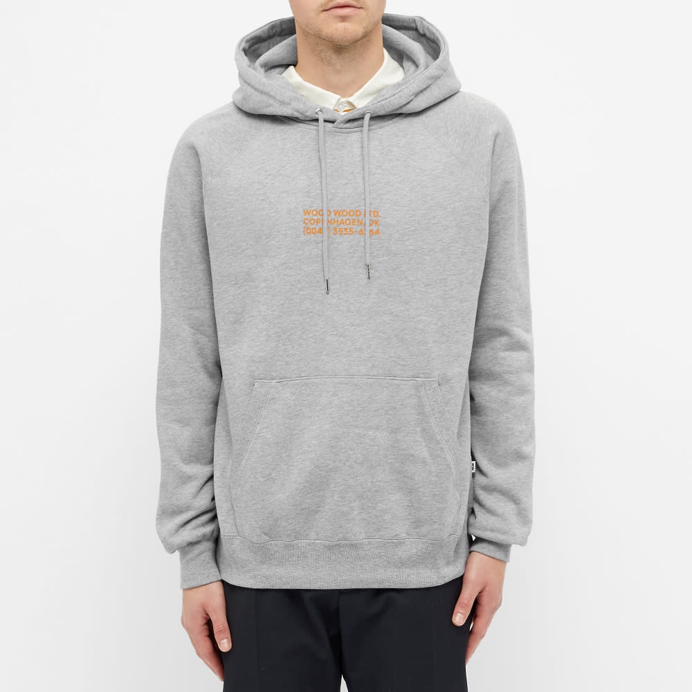 Wood Wood Fred Chest Logo Hoody - 4