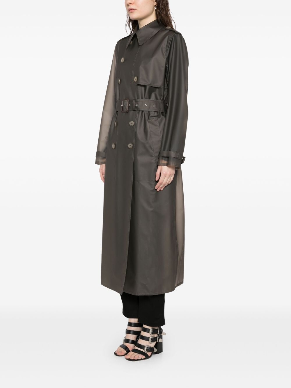 technical trench coat - 3