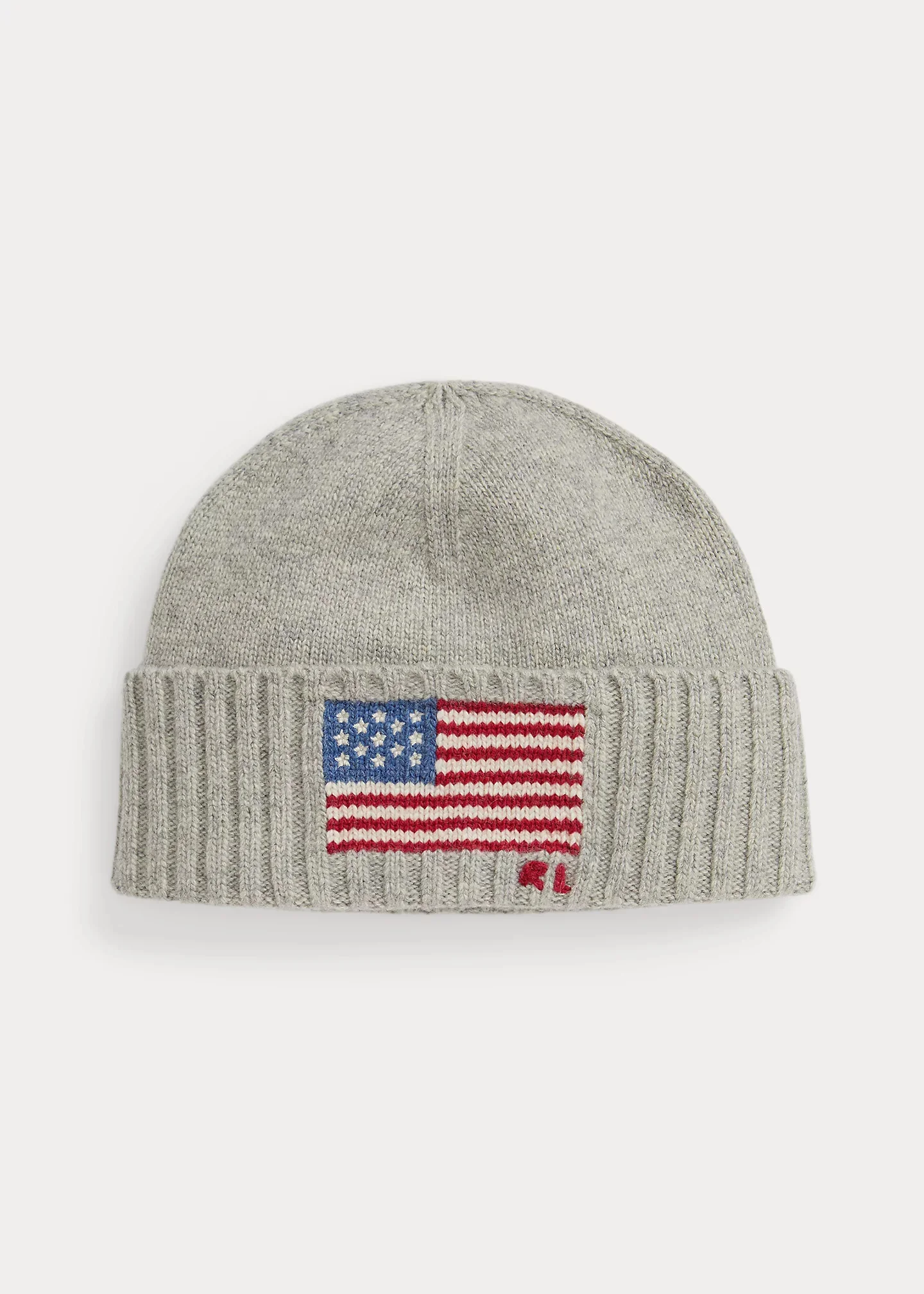 Flag-Intarsia Wool-Blend Beanie - 1