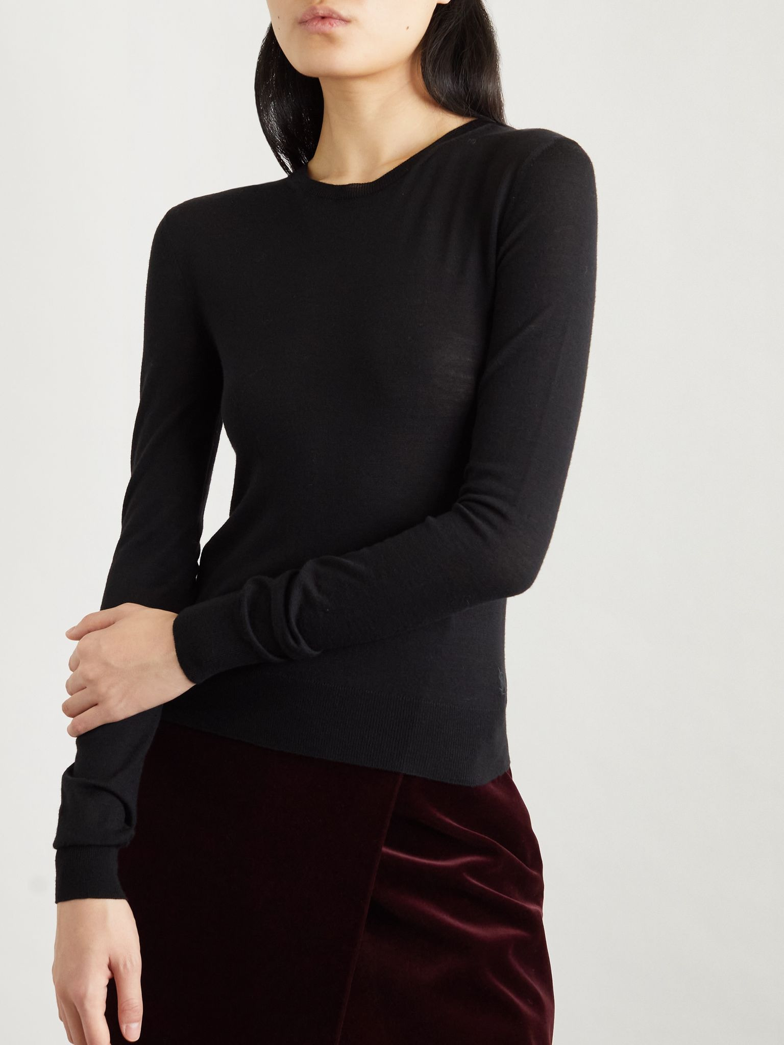 Wool sweater Black - 3