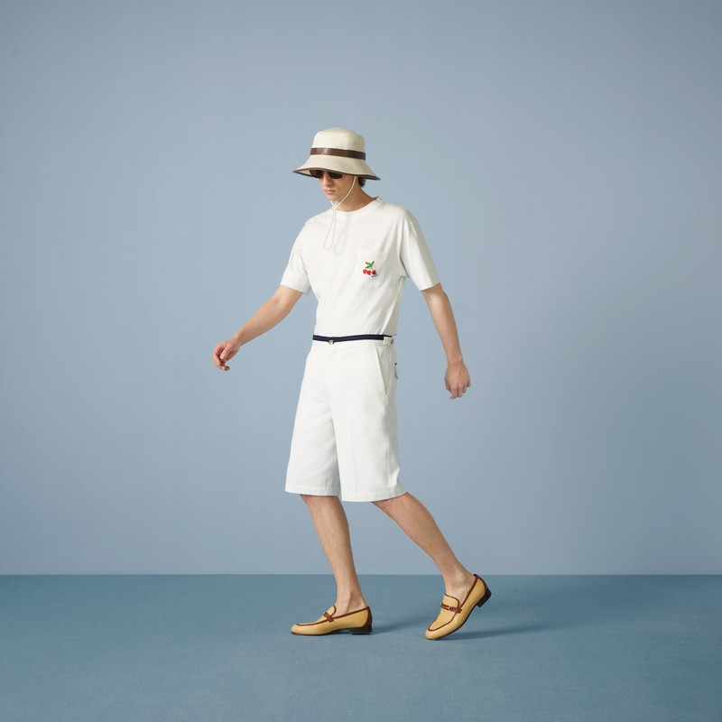 GUCCI Cotton jersey T-shirt with embroidery outlook