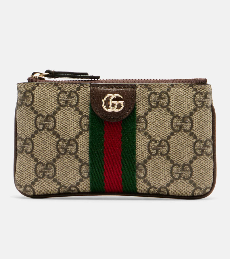 Ophidia GG Web Stripe coin purse 1
