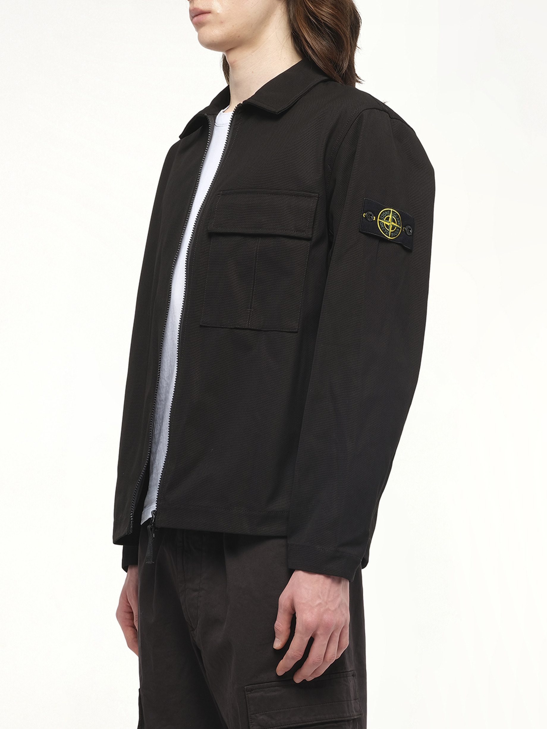 120001 Overshirt in Black - 5