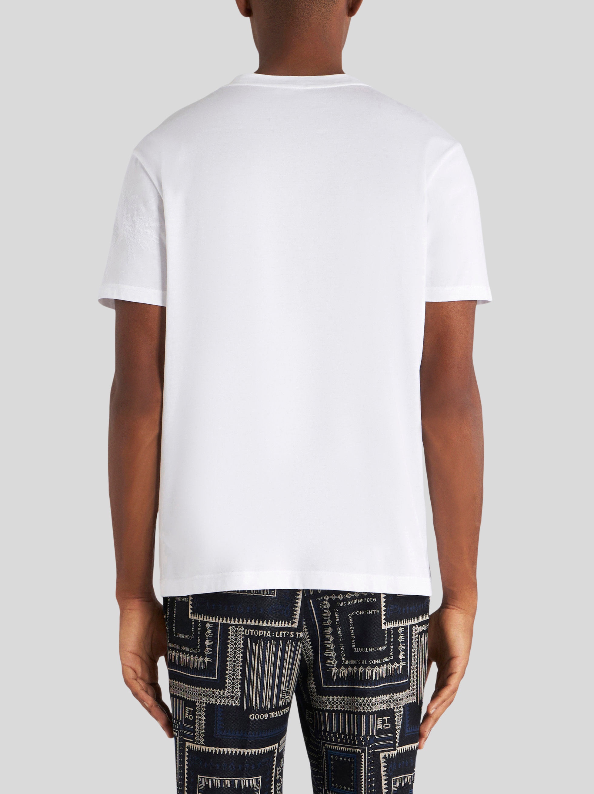 FLORAL EMBROIDERY T-SHIRT - 4