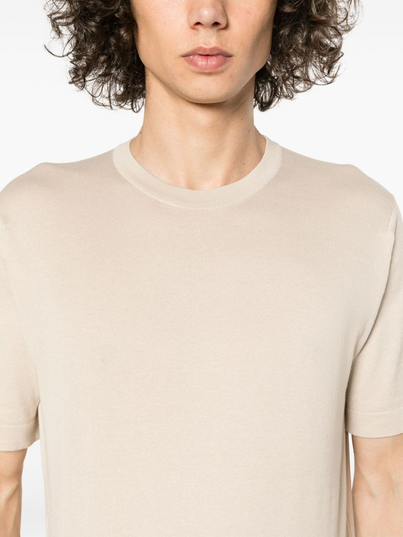 fine-knit cotton T-shirt 5