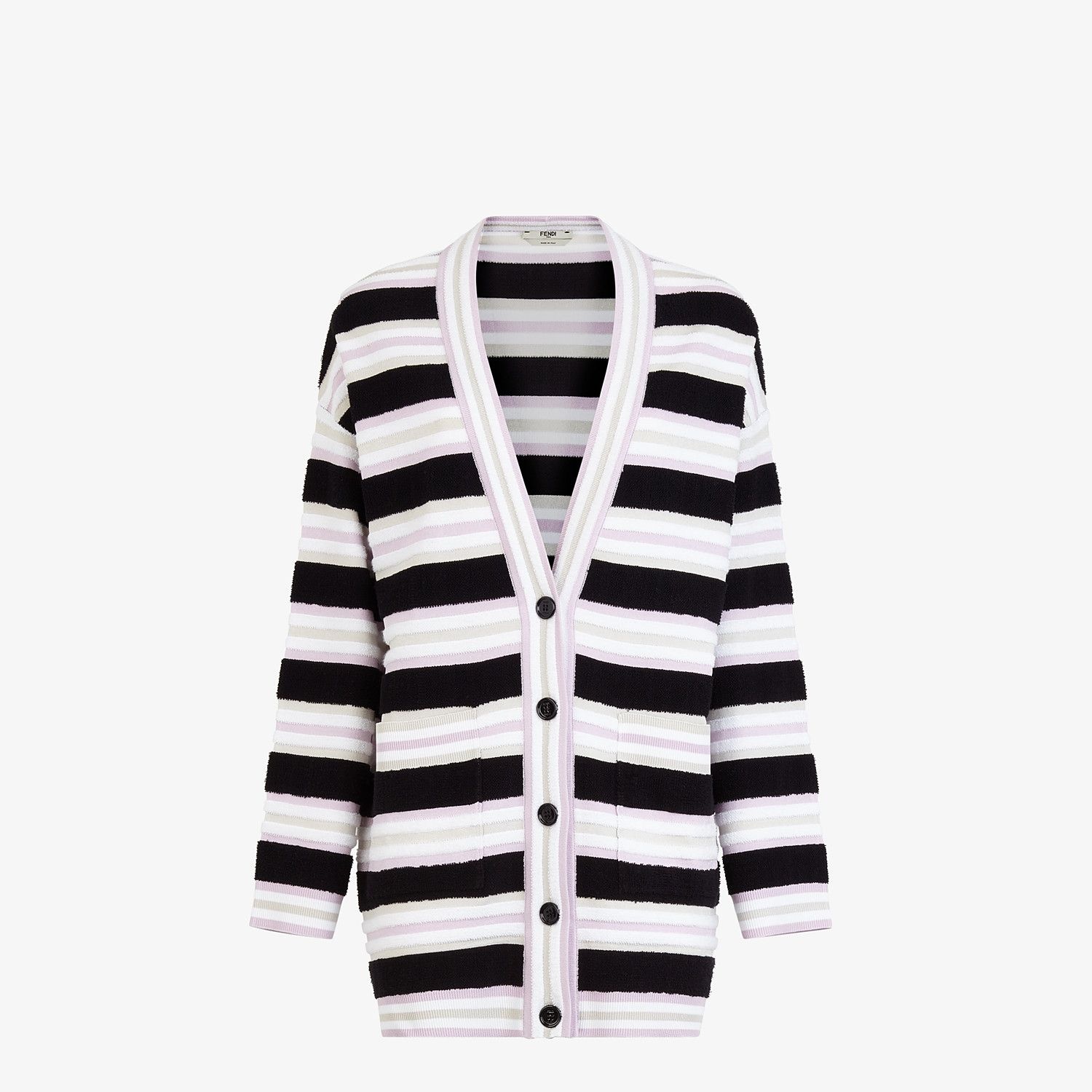 Multicolor cotton cardigan - 1