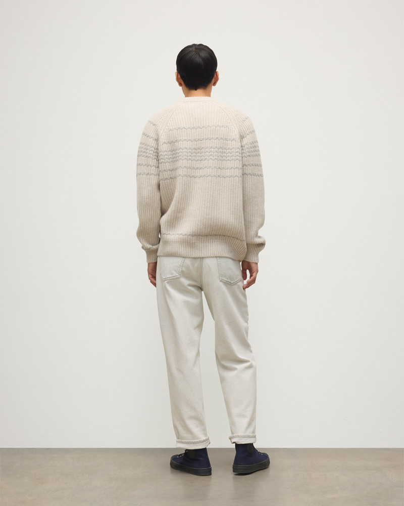 Summit Natural & Grey Cashmere Jumper 4