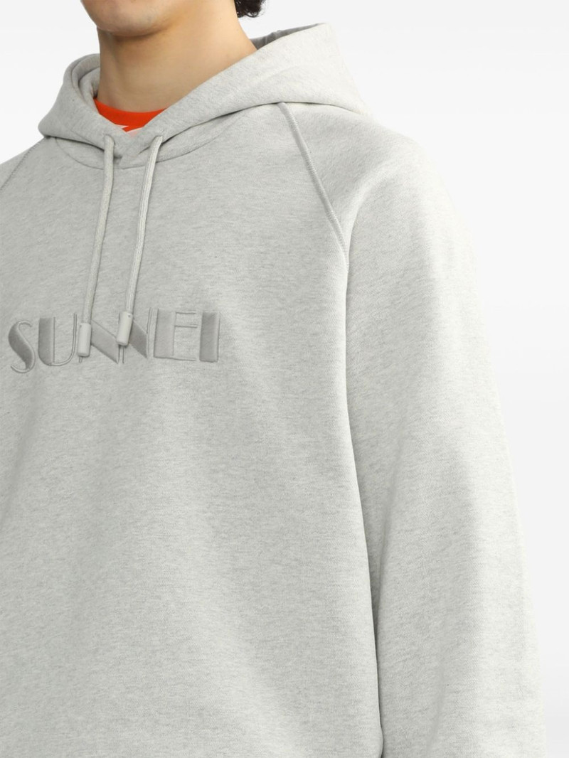 logo-embroidered hoodie 5