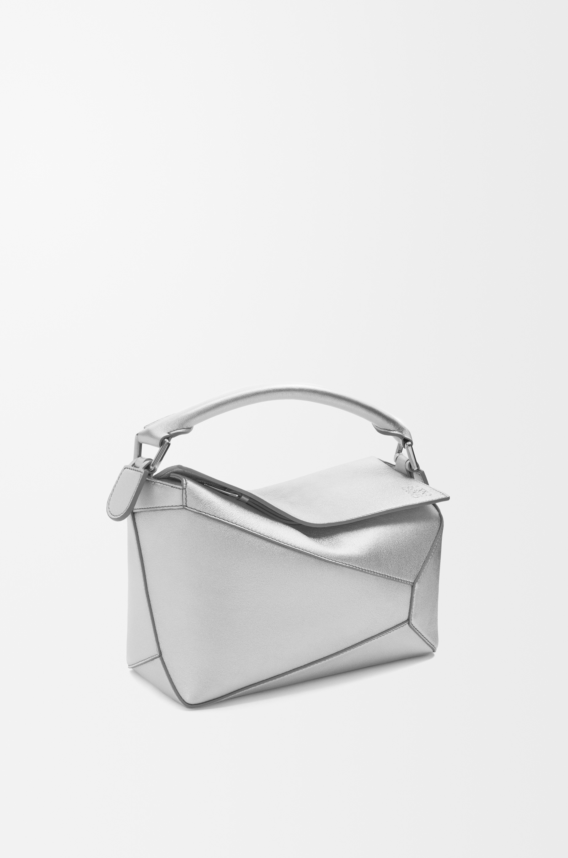Small Puzzle bag in laminated lambskin - 4