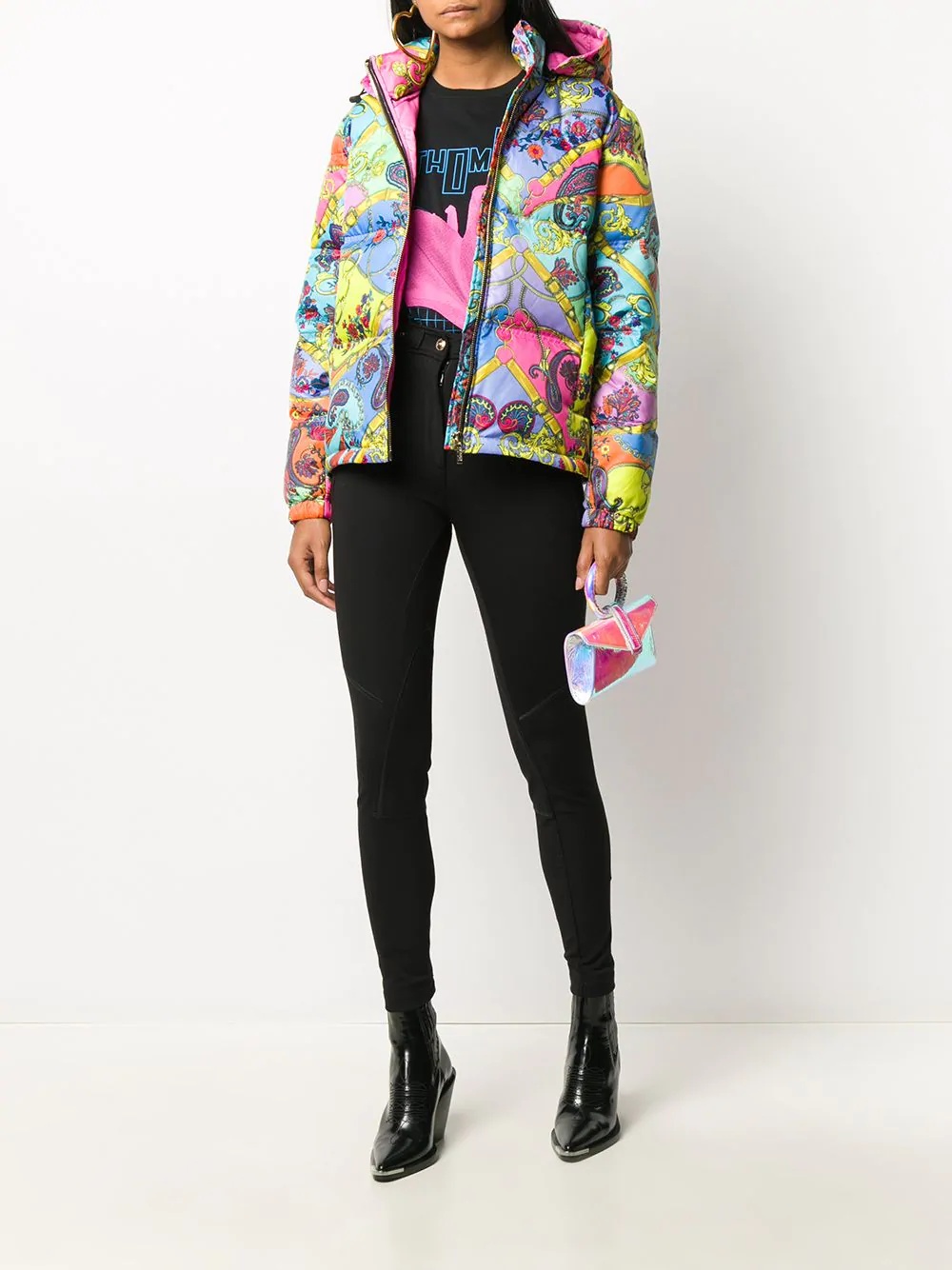 Paisley Fantasy puffer jacket - 2