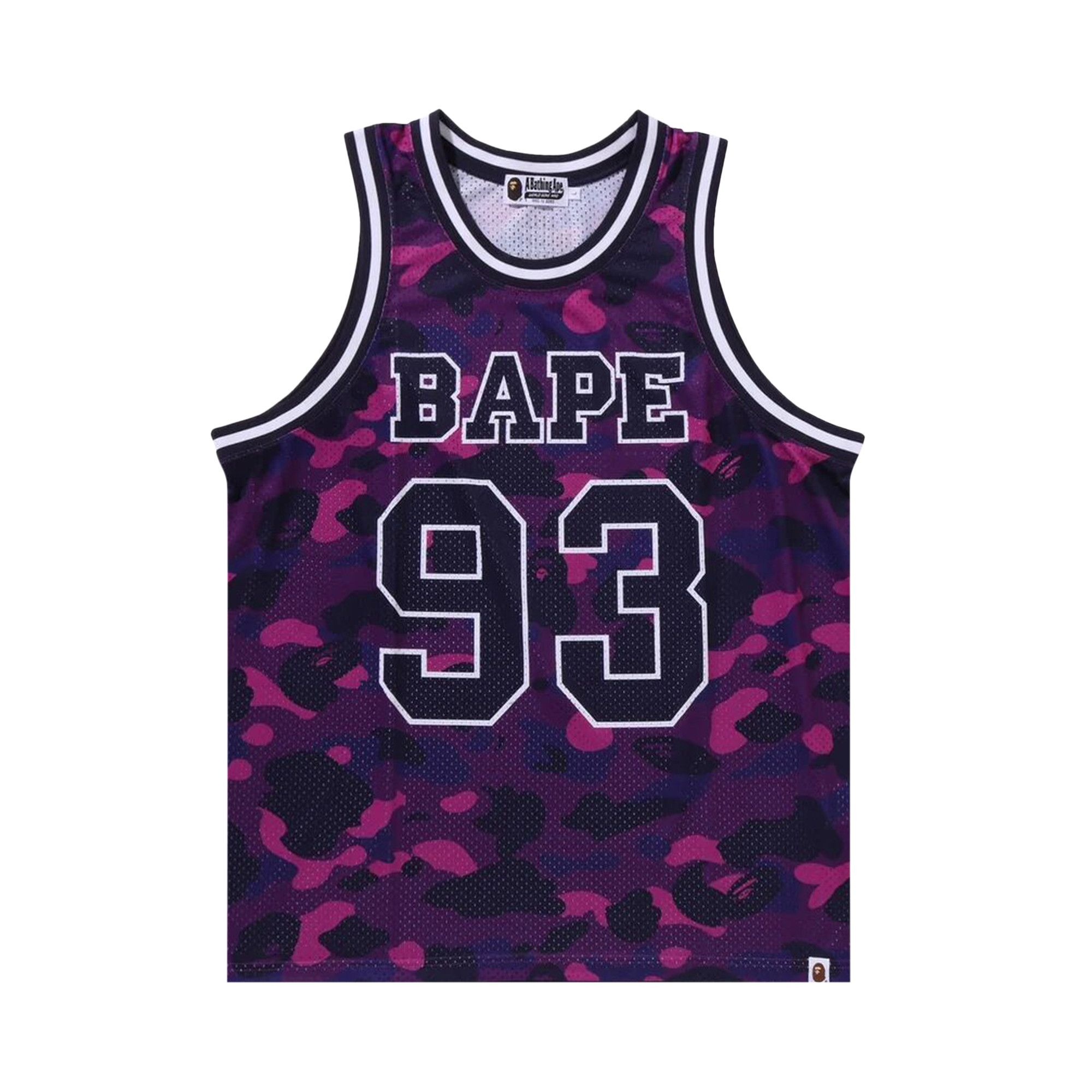 BAPE Color Camo Basketball Tank Top 'Purple' - 1