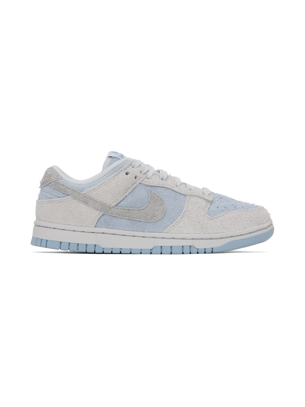 Blue & Gray Dunk Low Sneakers - 1