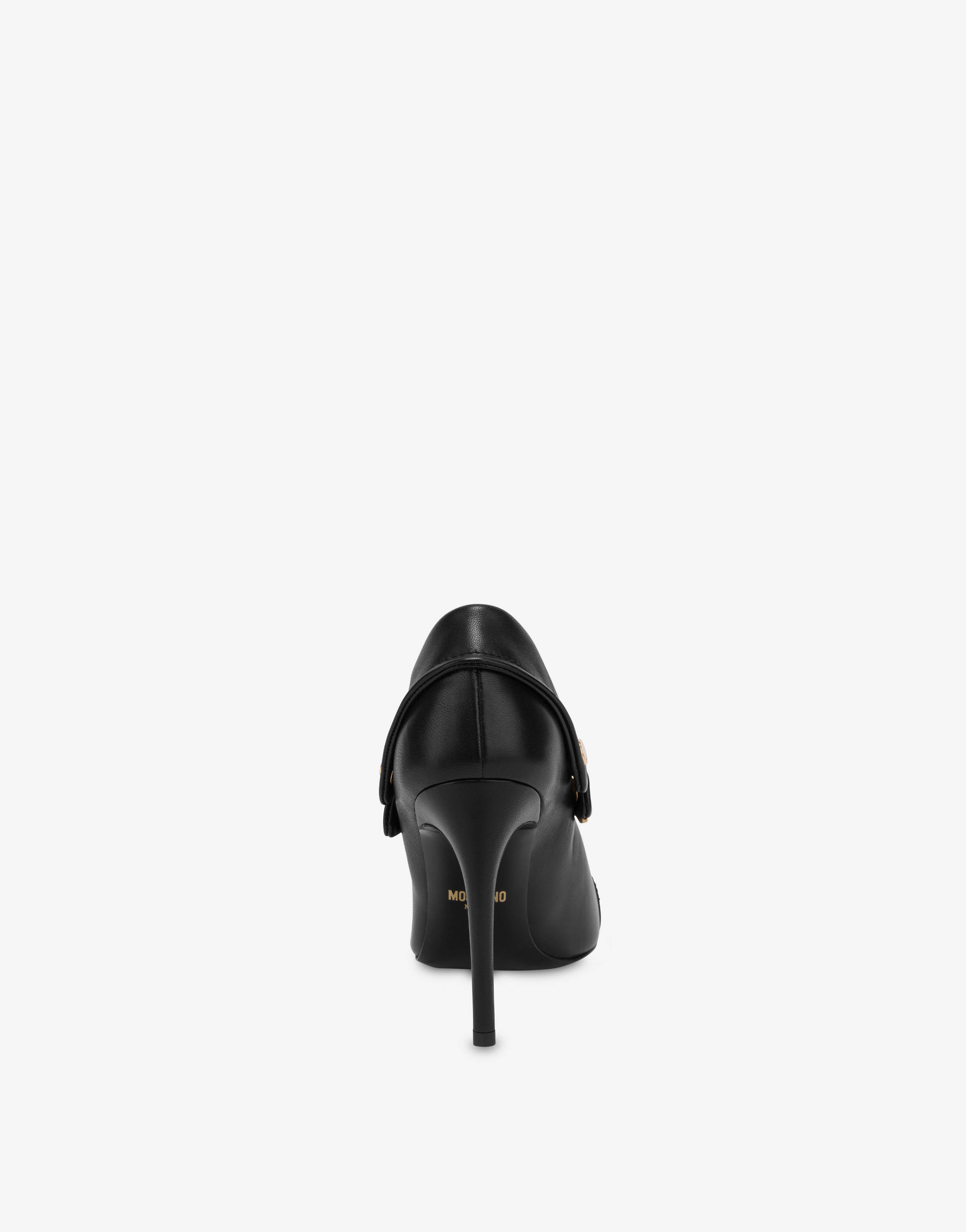 BIKER NAPPA LEATHER PUMPS - 3