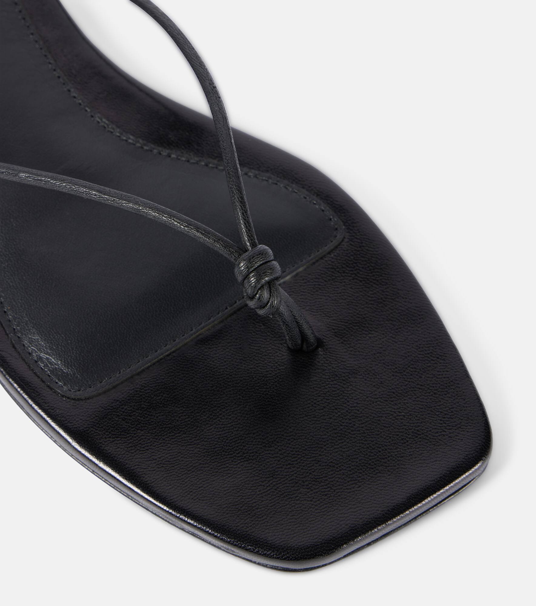 The Knot leather thong sandals - 6