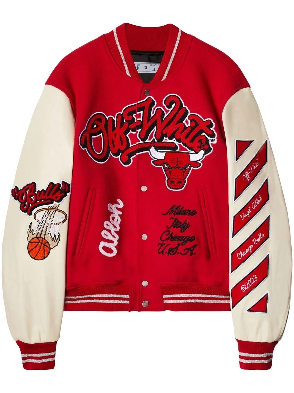 Off-White™ c/o Chicago Bulls Red Varsity - 1