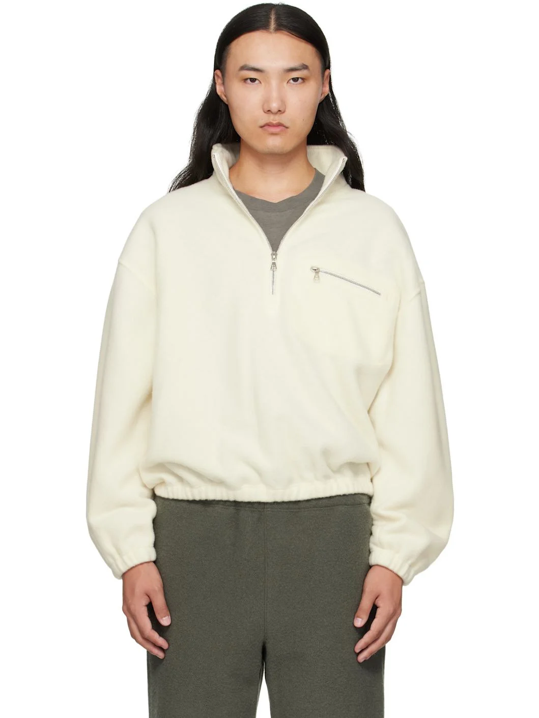 Off-White Fleece Sweater - 1