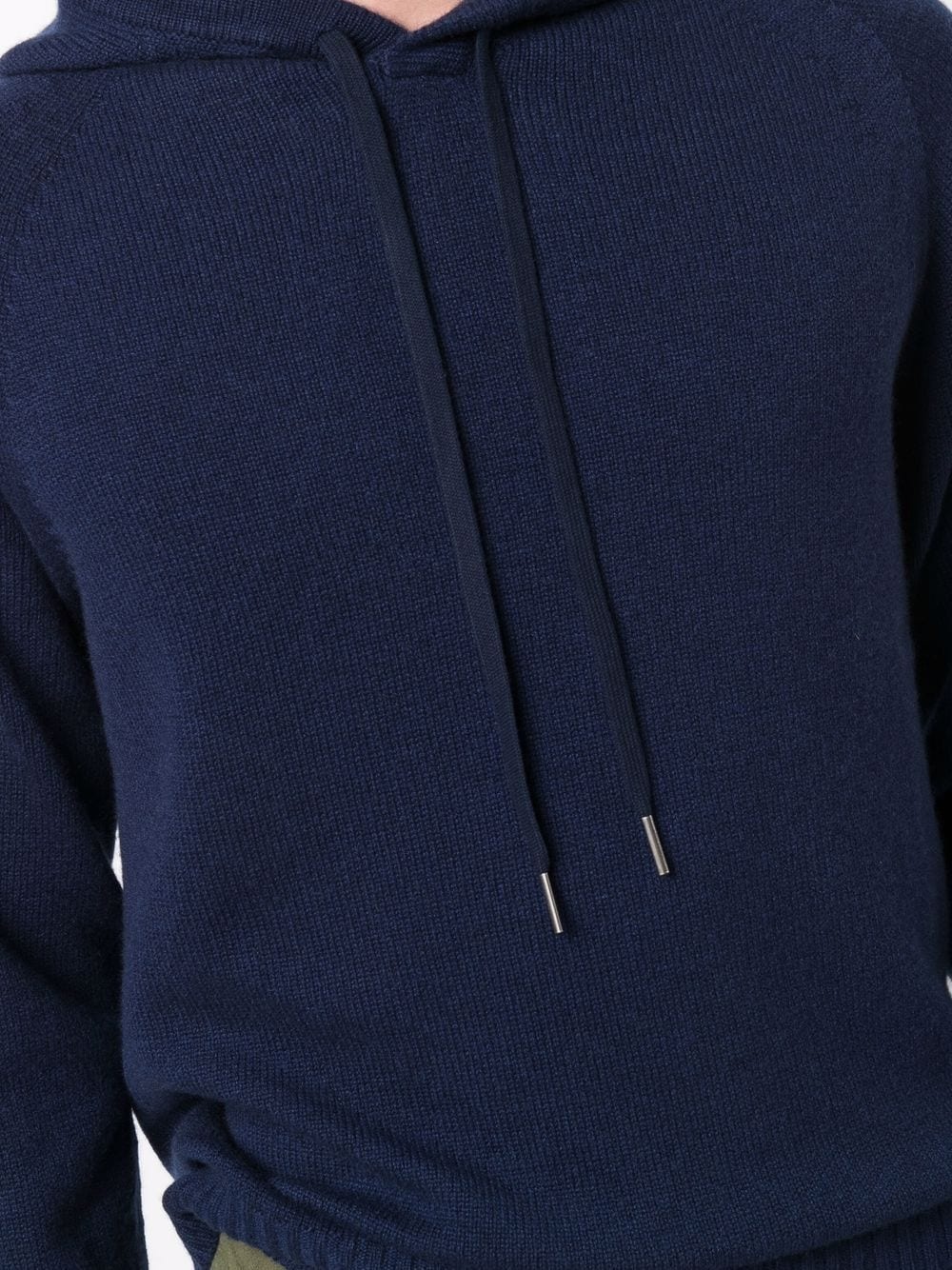 seamless cashmere hoodie - 5