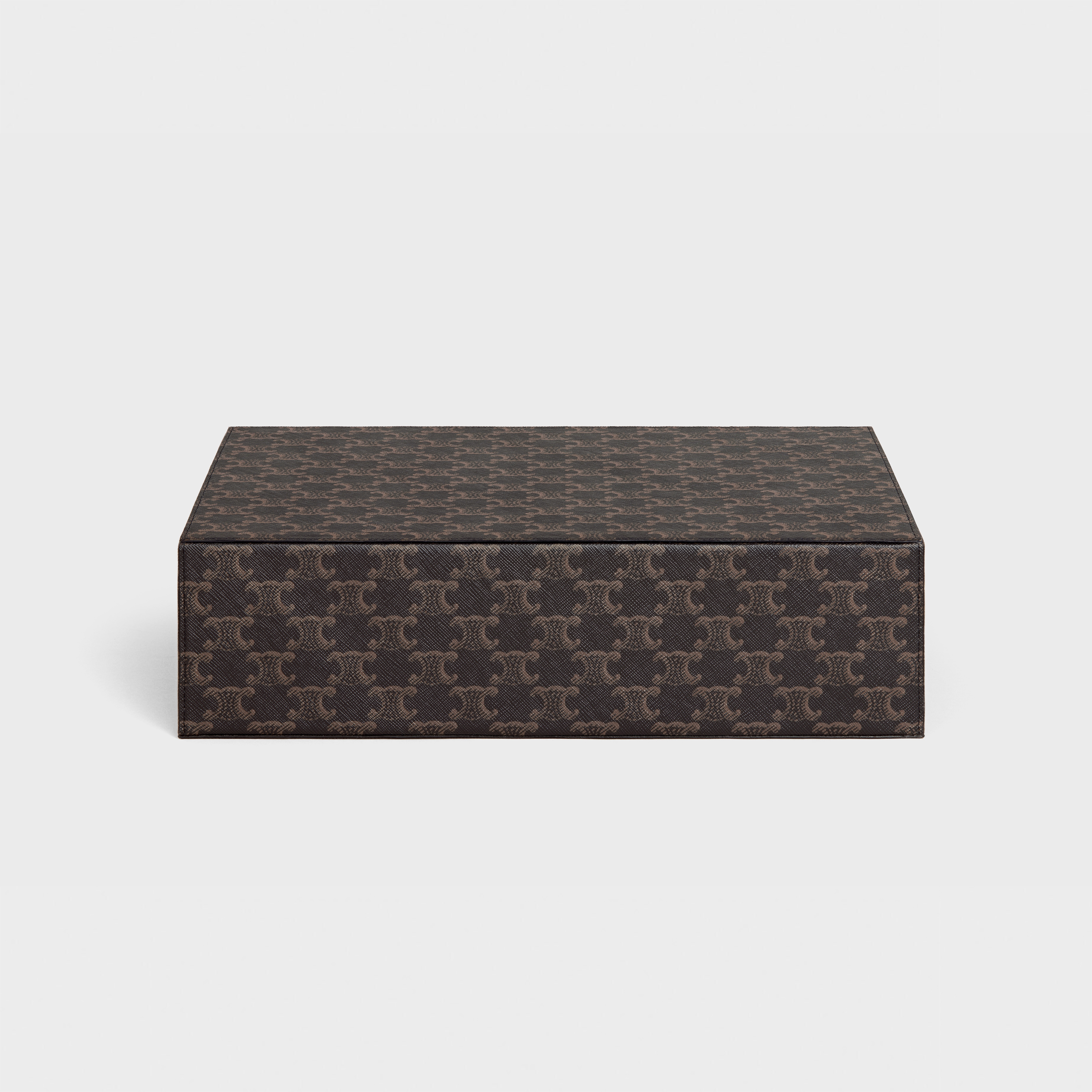 stationery case in triomphe canvas and calfskin - 3