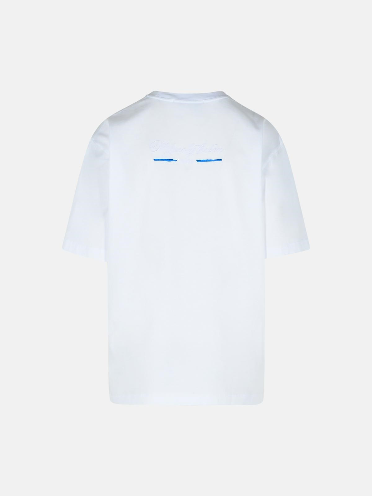 WHITE COTTON T-SHIRT - 3