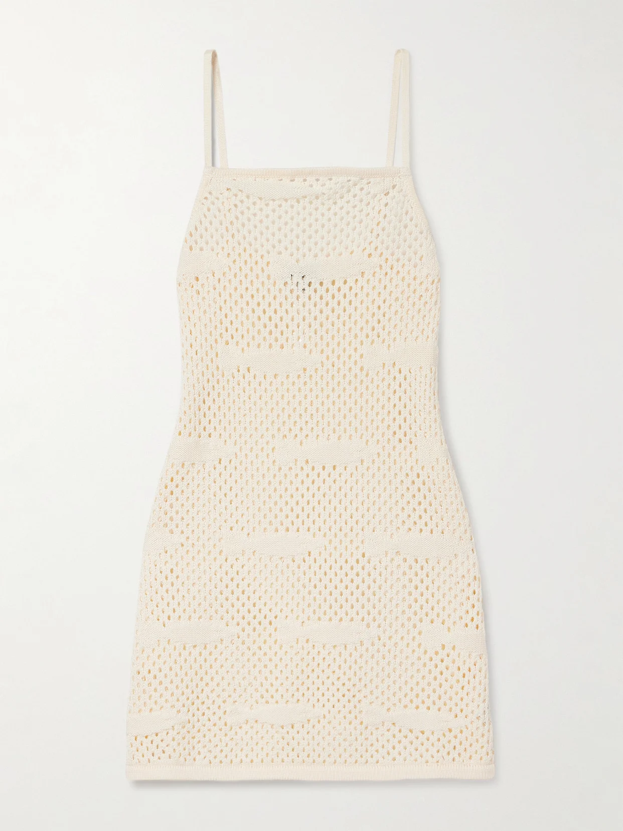 Rio Crocheted Cotton Mini Dress - 1