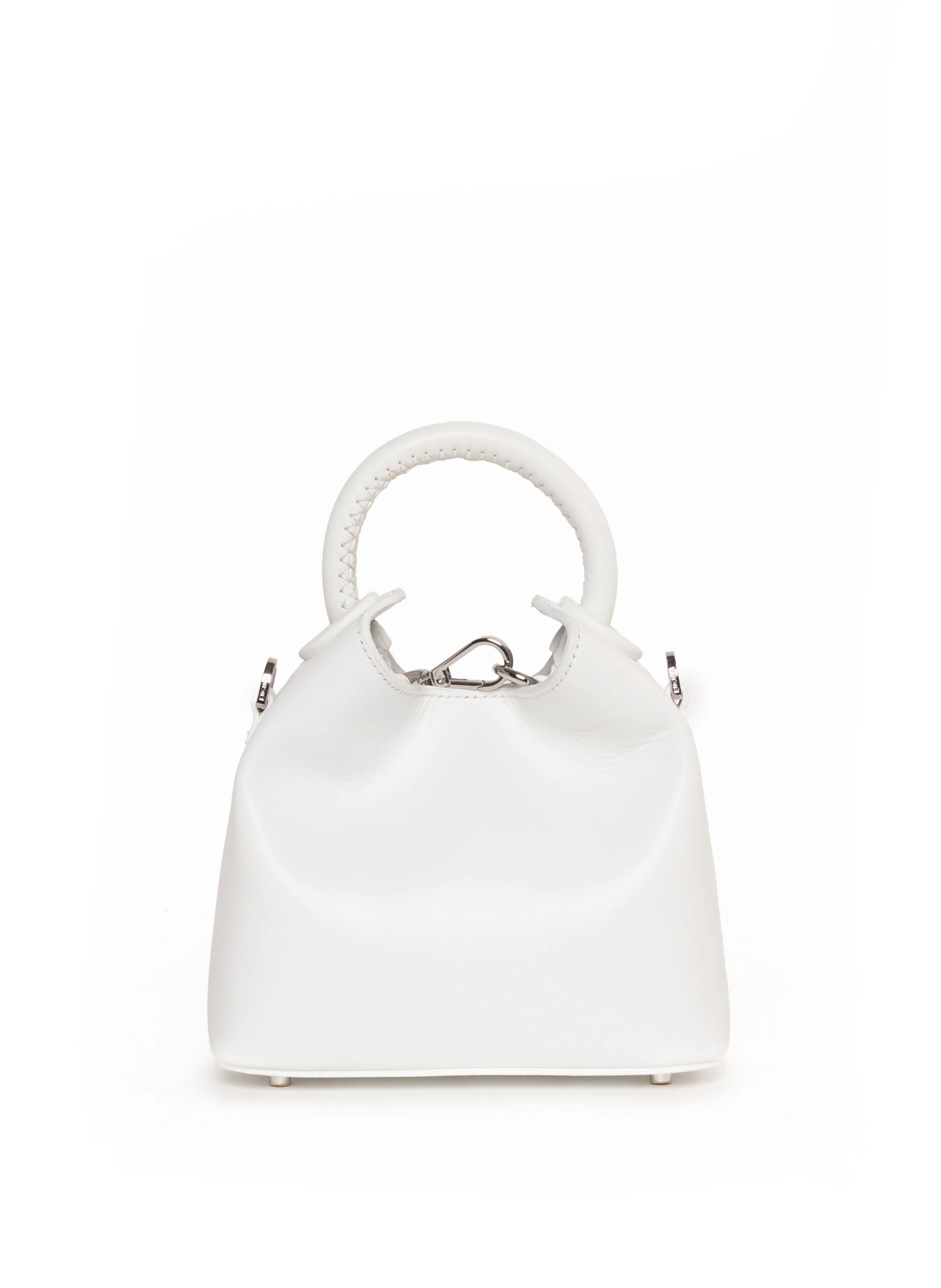 Madeleine Leather White/Silver Hardware - 1