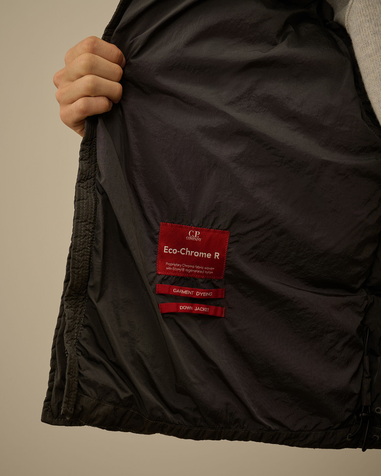 Eco-Chrome R Mixed Hooded Down Jacket - 7