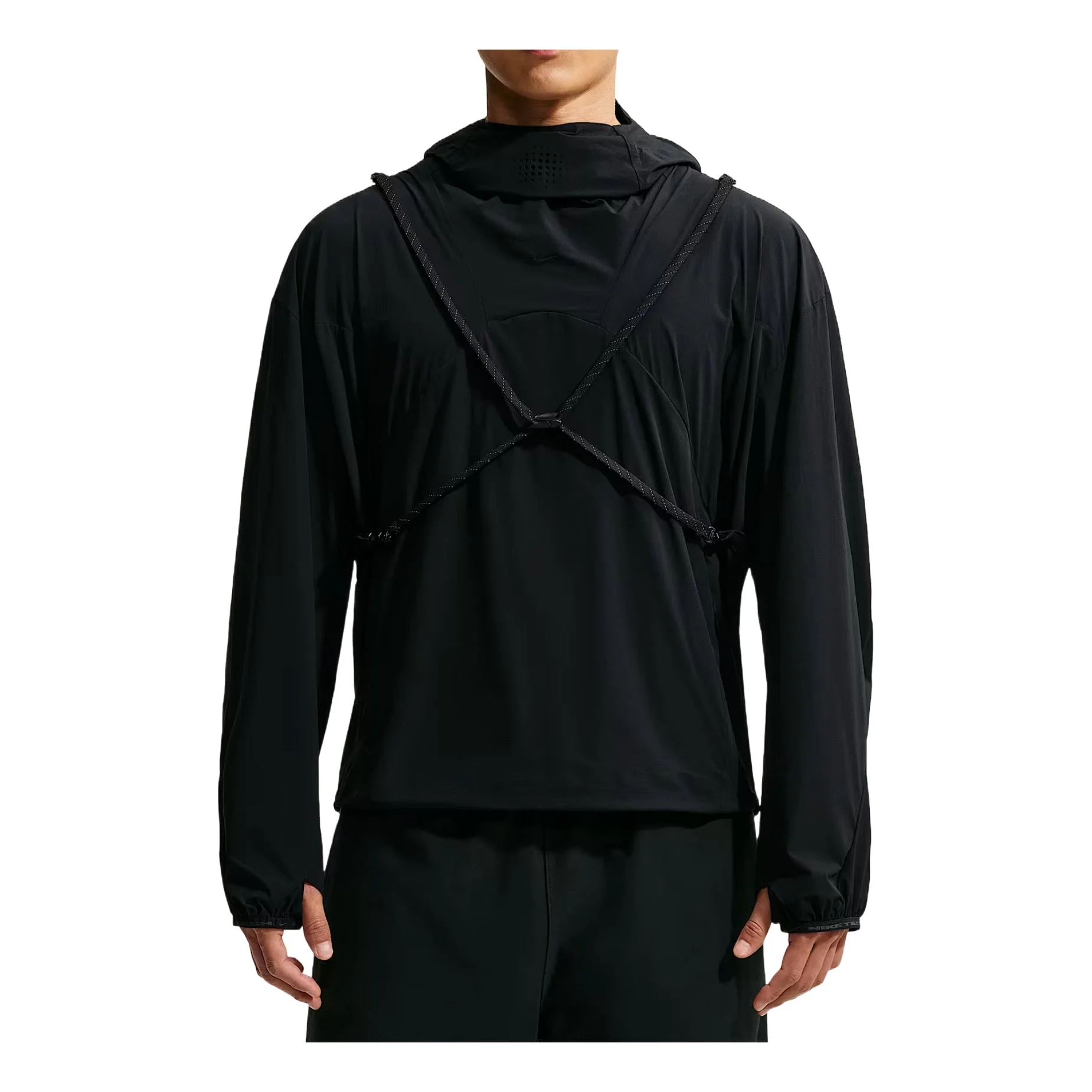 Nike Tech Helios Dri-FIT Convertible T-Shirt 'Black Anthracite' IF1271-043 - 1