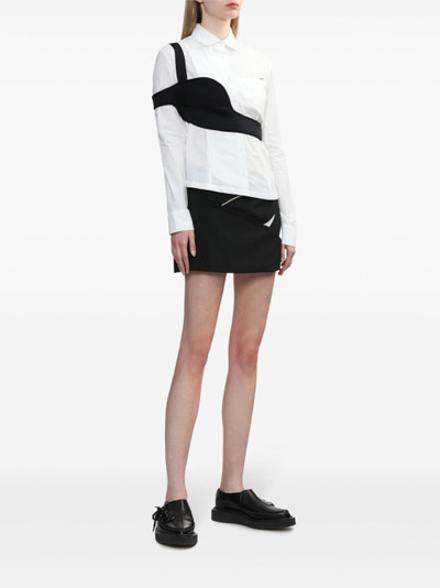 HYEIN SEO panelled low-rise miniskirt outlook