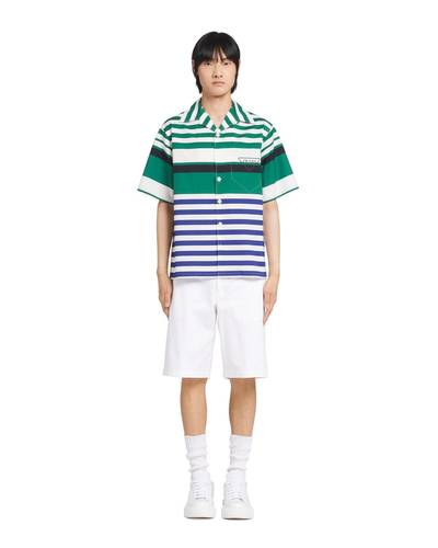 Prada Striped stretch cotton shirt outlook