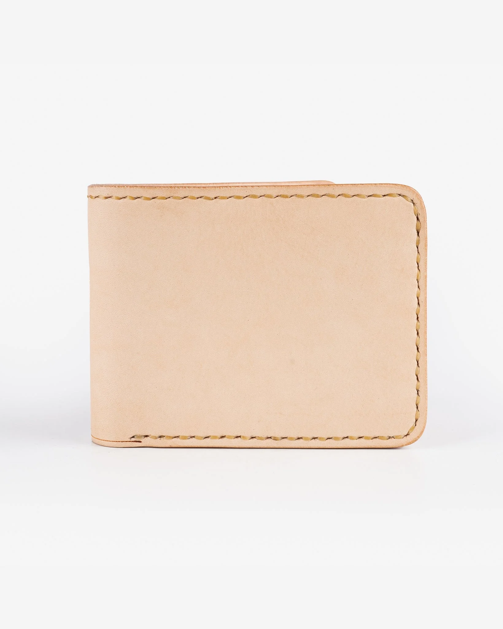 CALF FOLDING WALLET - TAN - 1