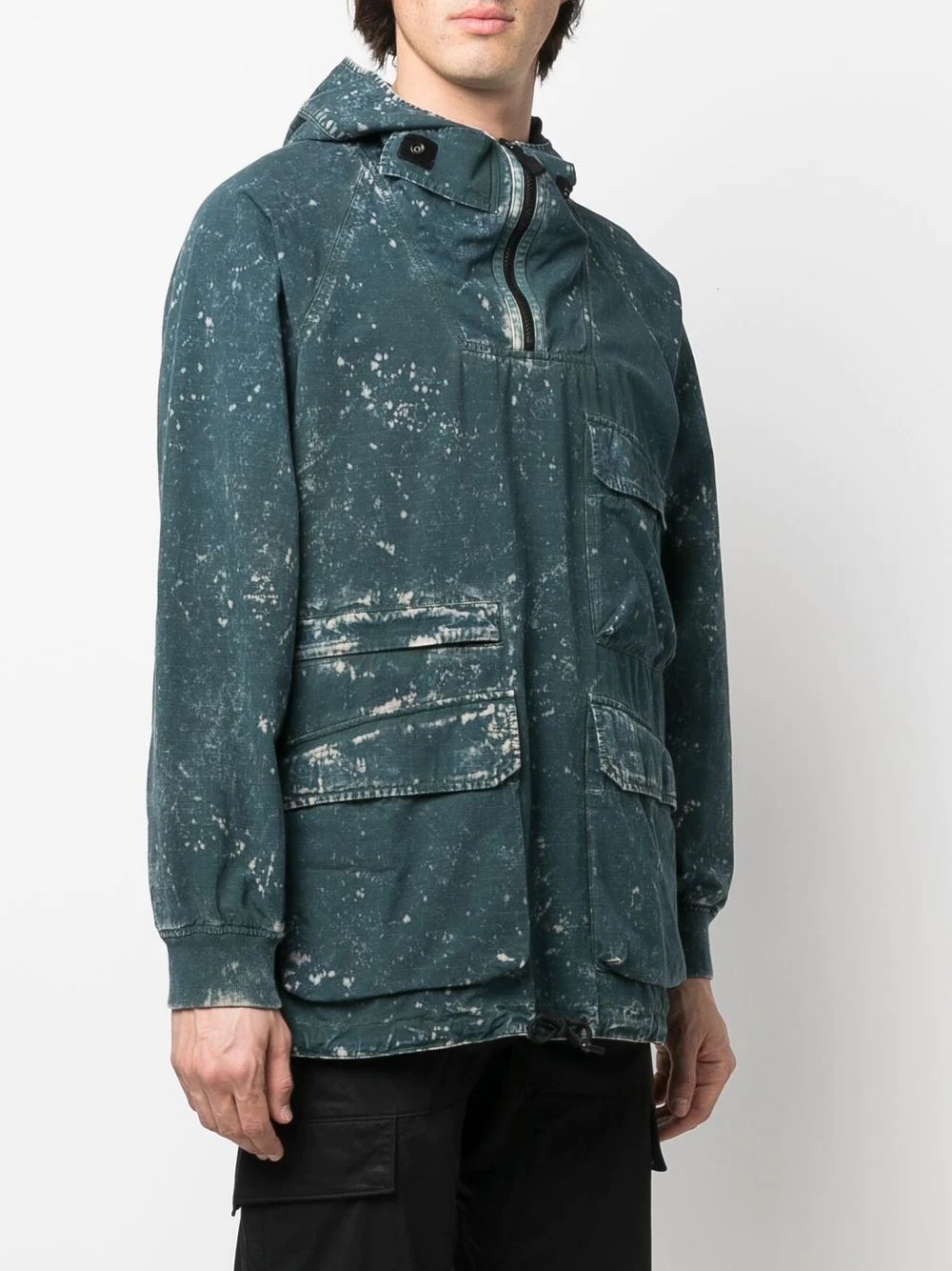 paint-splatter hooded windbreaker - 3