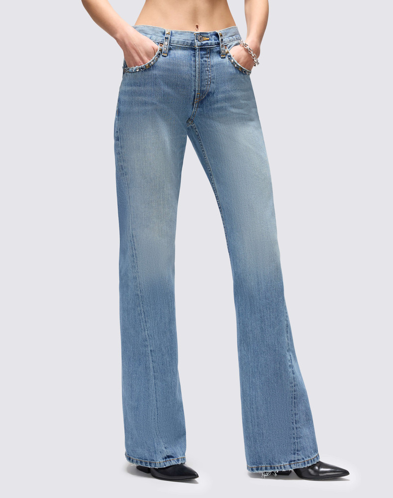 Twisted Mid Rise Bootcut - Thunderstruck 3